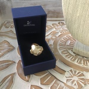 Swarovski // gold Helios ring